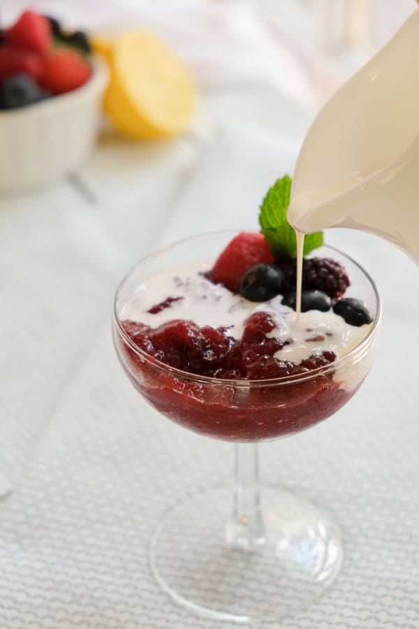 German Rote Gr tze Recipe Red Berry Dessert with Fresh German Rote Gr tze Recipe Red Berry Dessert with Fresh