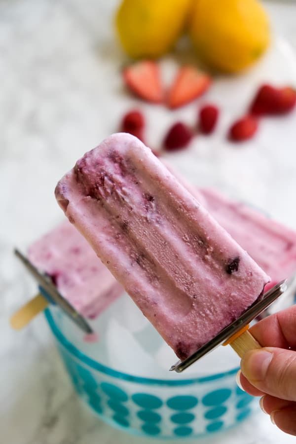 German Rote Grütze popsicles