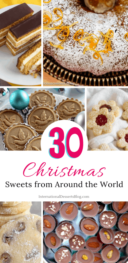 30 Christmas Desserts Cakes Pies Pastries Breads And Other Sweet Treats From Around The World International Desserts Blog