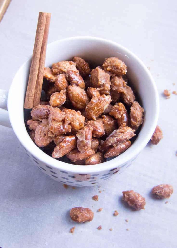 German Gebrannte Mandeln (German Cinnamon Roasted Almonds)