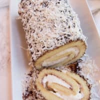 Australian Lamington Roll Cake