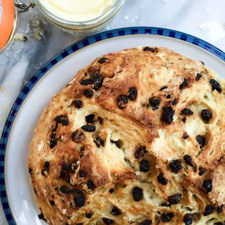 Easy Irish Soda Bread with Currants