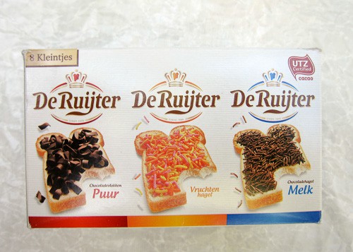 Dutch hagelslag - delicious chocolate sprinkles! 