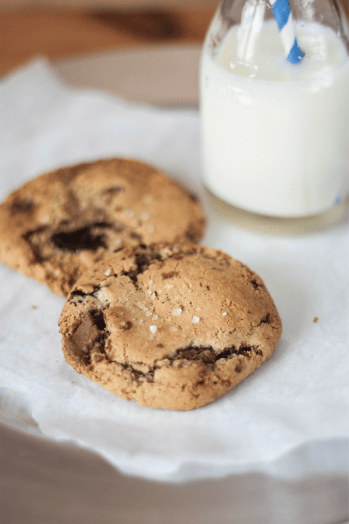 Speculaas spice chocolate cookies