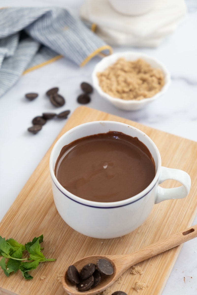 creamy french hot chocolate