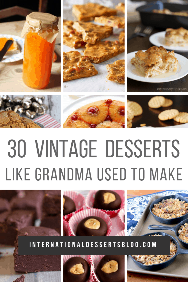 30 Vintage Recipes: Cakes, Cookies, Candy, Pies & More
