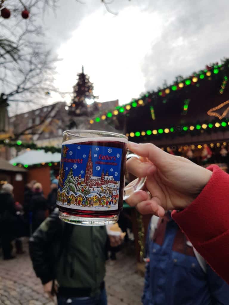 Glühwein at a Christmas market