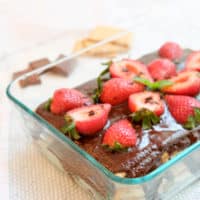 Chocolate Strawberry Estonian Cookie Cake