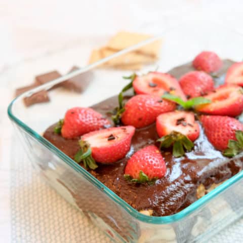Chocolate Strawberry Estonian Cookie Cake
