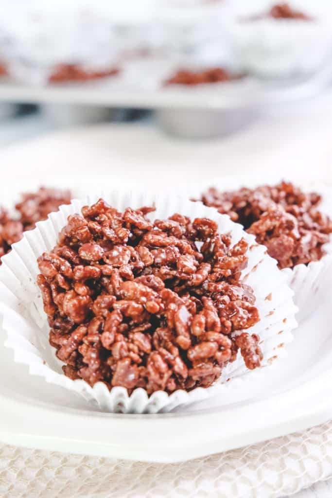 Chocolate Golden Syrup Rice Krispie Cakes