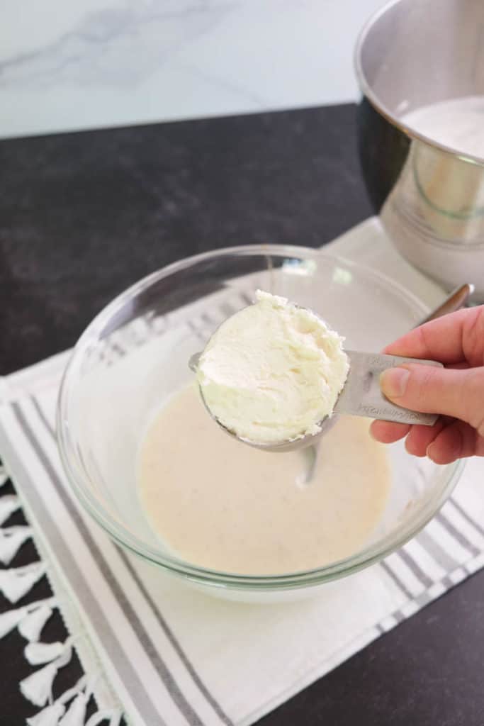 Stir in clotted cream