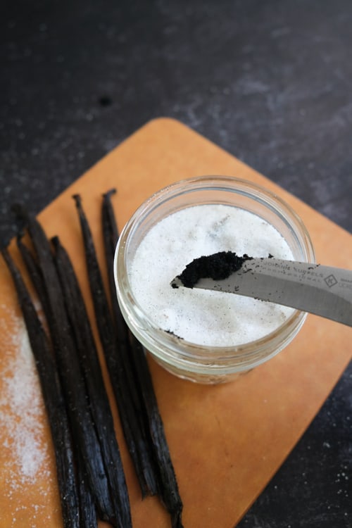 use vanilla beans in sugar
