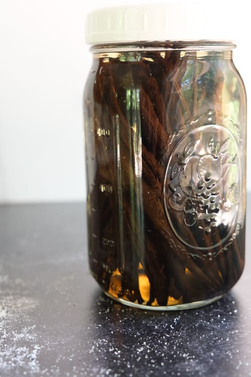 jar of vanilla extract 