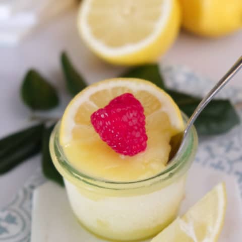 Lemon Curd Frozen Dessert