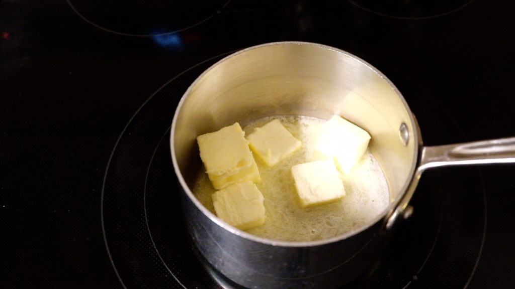 melt butter in saucepan
