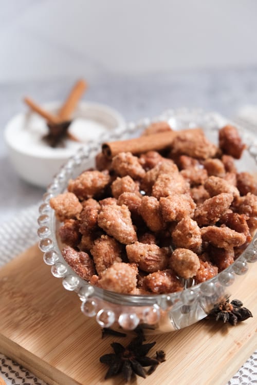 German Gebrannte Mandeln (German Cinnamon Roasted Almonds)