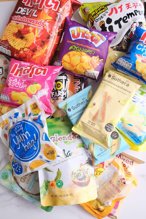 Chinese Snacks from Universal Yums International Snack Box