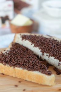 Dutch Hagelslag (Bread with Chocolate Sprinkles)