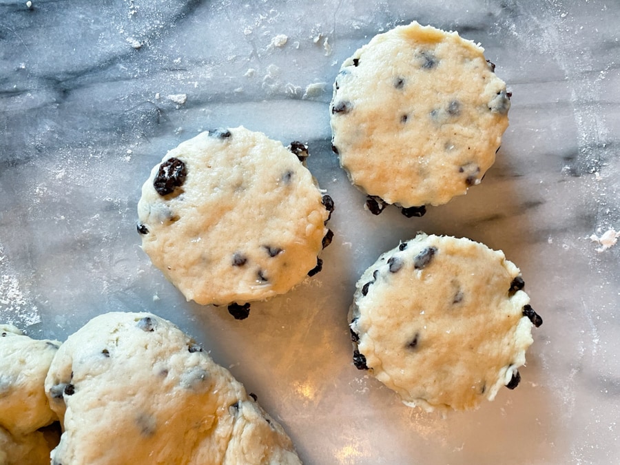 the cut out scones