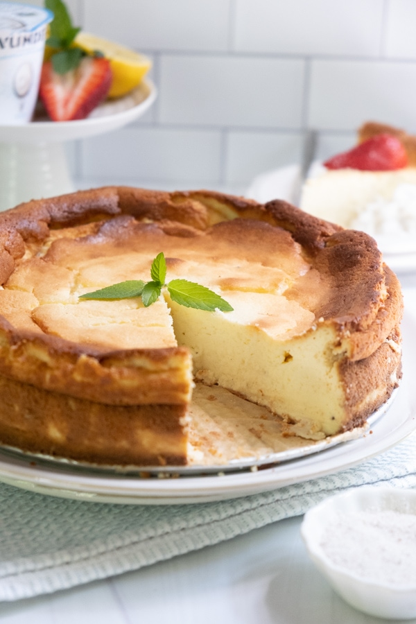 Classic German Cheesecake with Quark