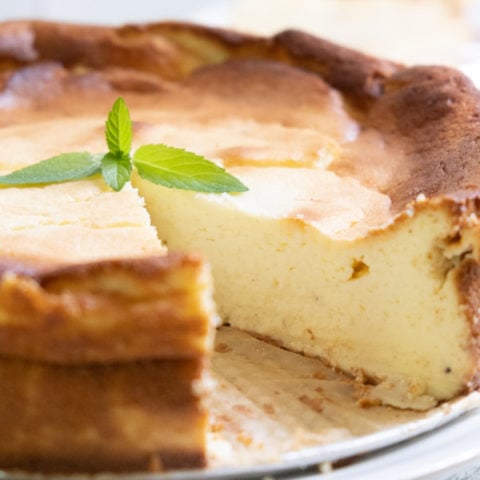 Classic German Cheesecake with Quark