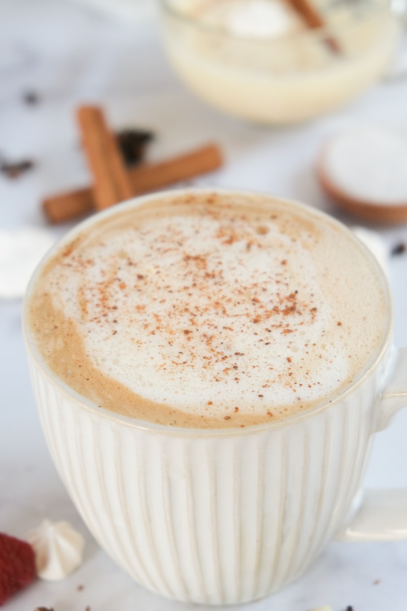 Easy Homemade Egg Nog Latte Recipe (with Homemade Egg Nog)