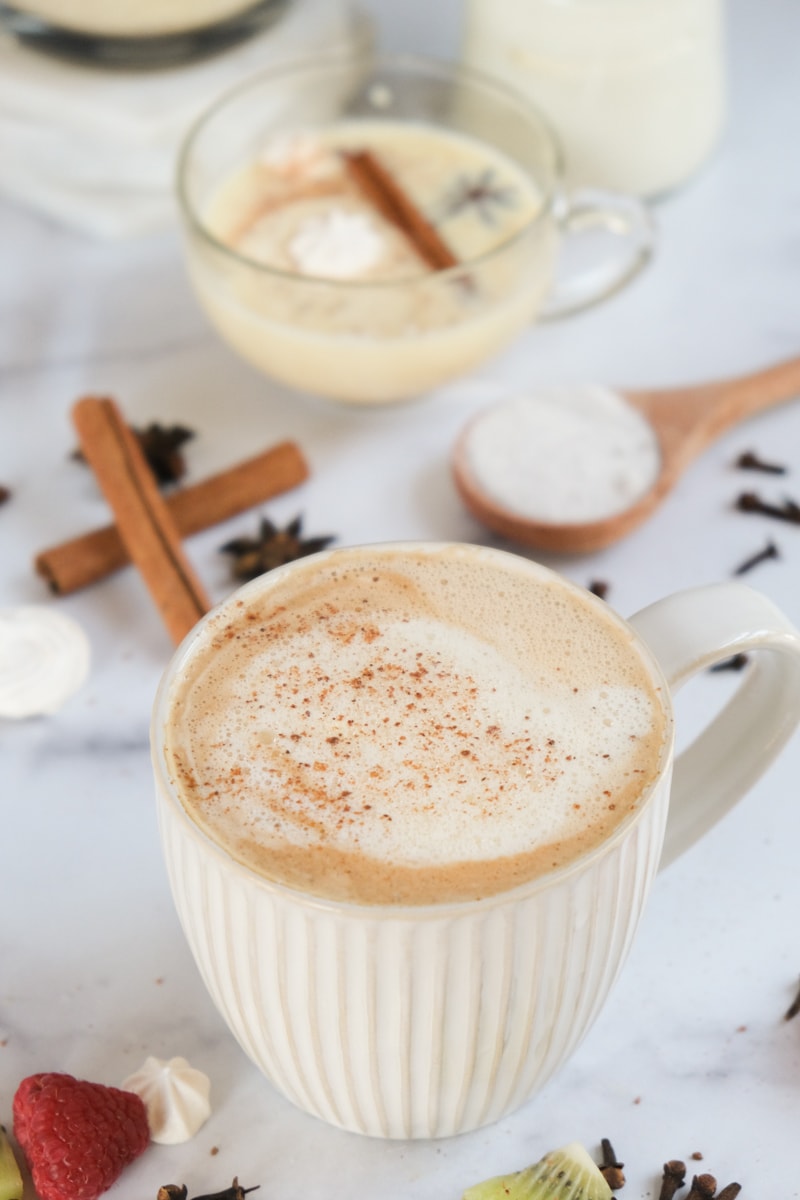 Easy Homemade Egg Nog Latte Recipe (with Homemade Egg Nog