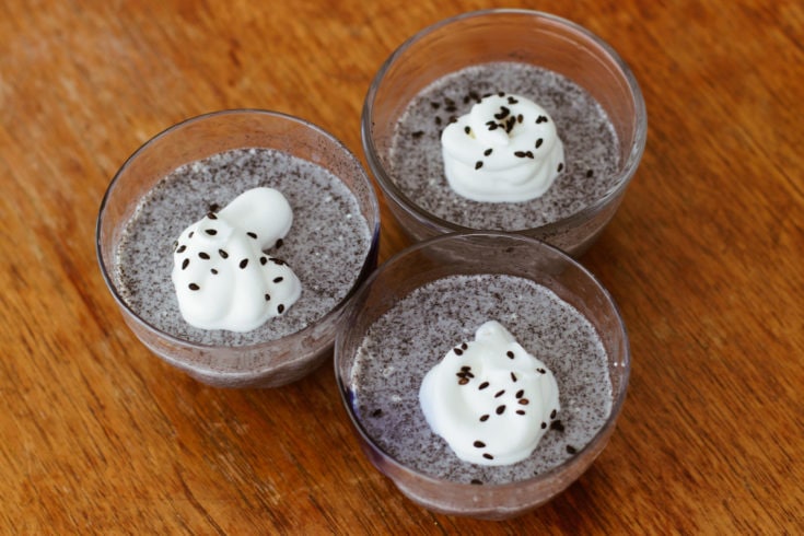 Japanese Black Sesame Pudding Recipe