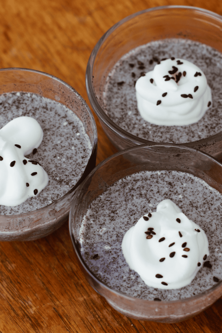 Japanese Black Sesame Pudding Recipe