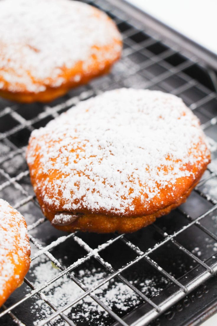 Nutella Powdered Donuts