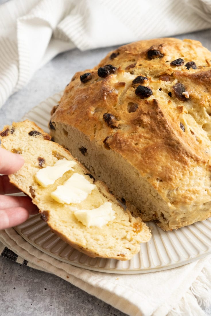 Easy Irish Soda Bread with Currants