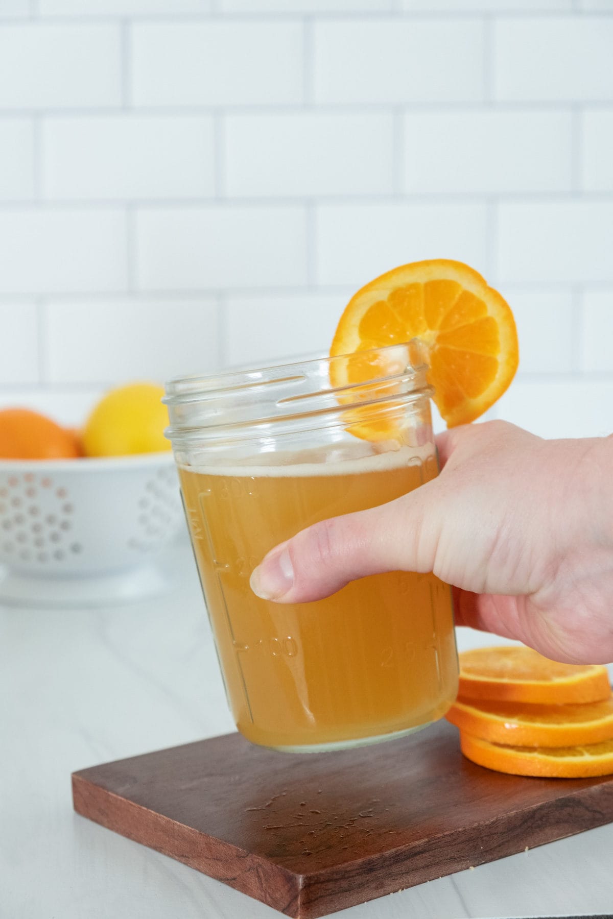 orange German Radler Beer