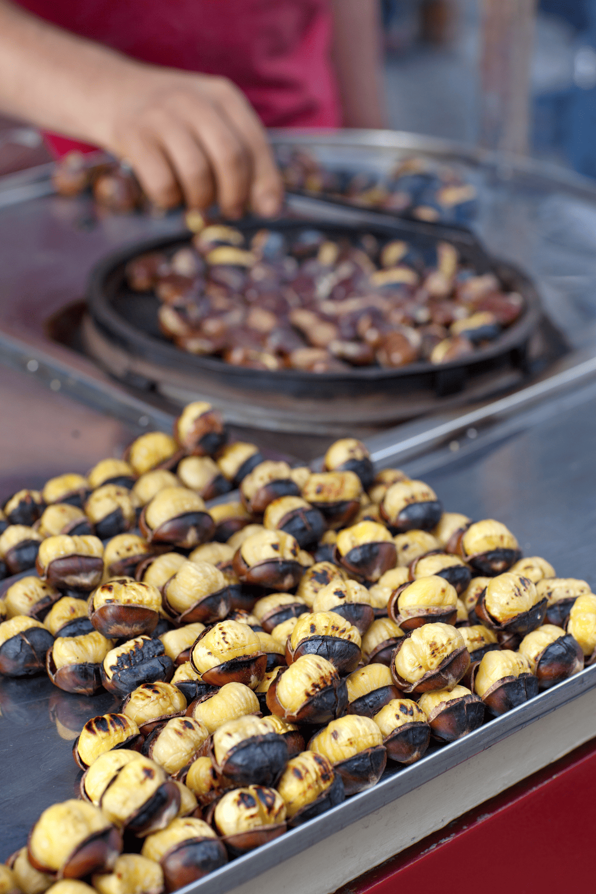 outdoor roasted chestnuts