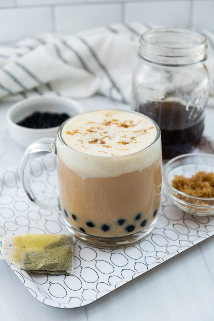 Brown Sugar Boba Milk Tea Recipe With Easy Homemade Brown Sugar Syrup ...