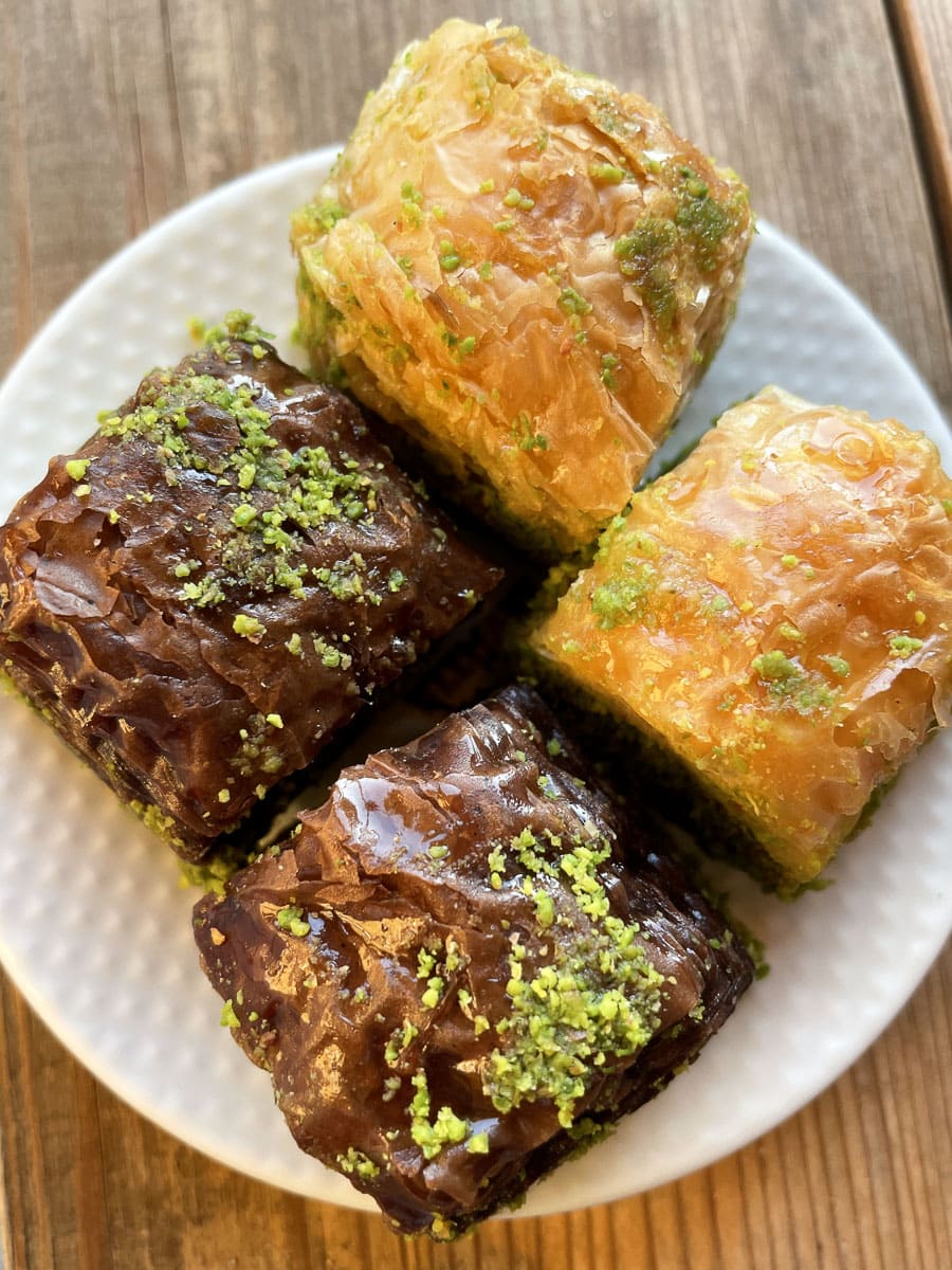 chocolate baklava