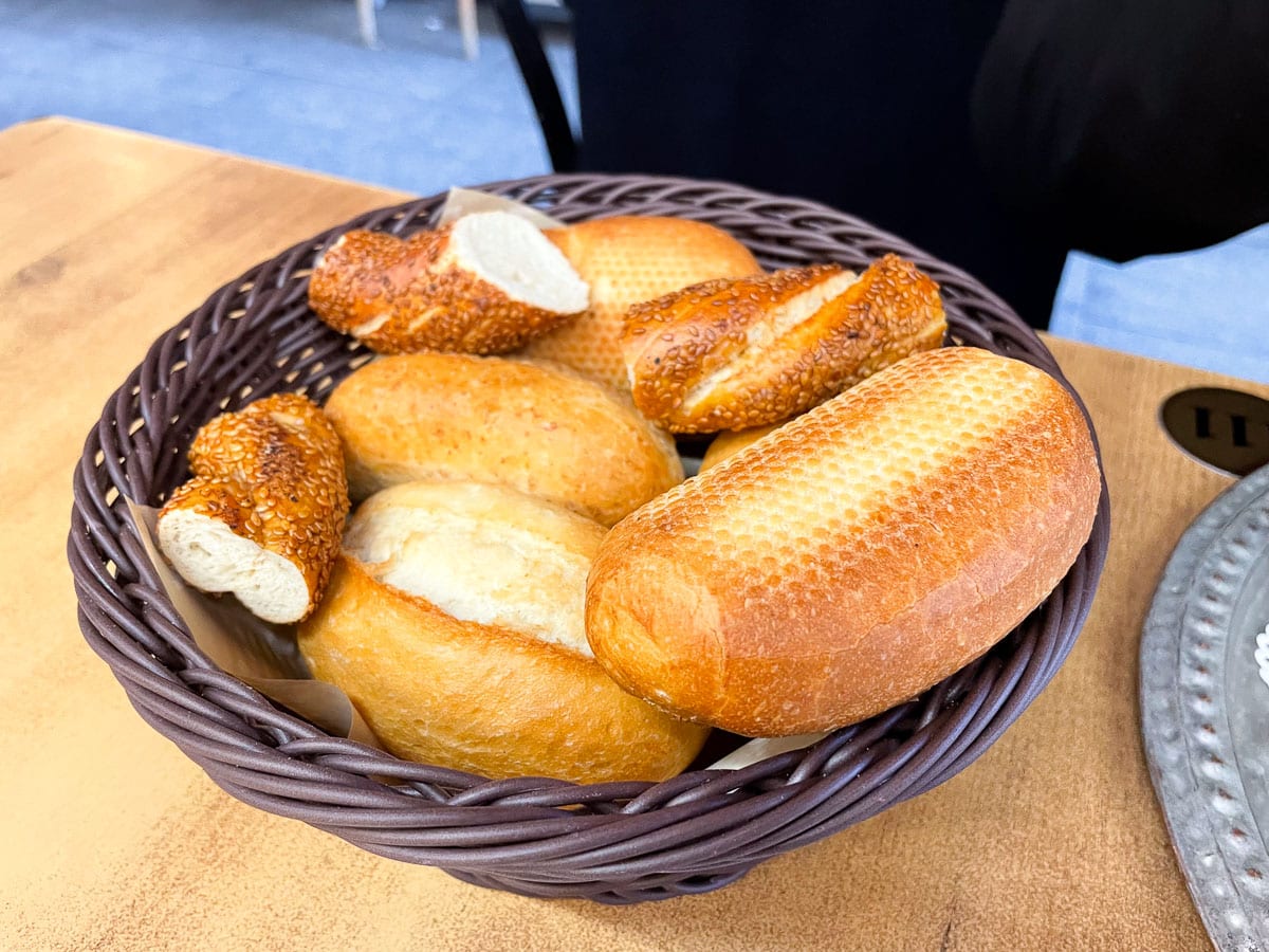 fresh Turkish bread